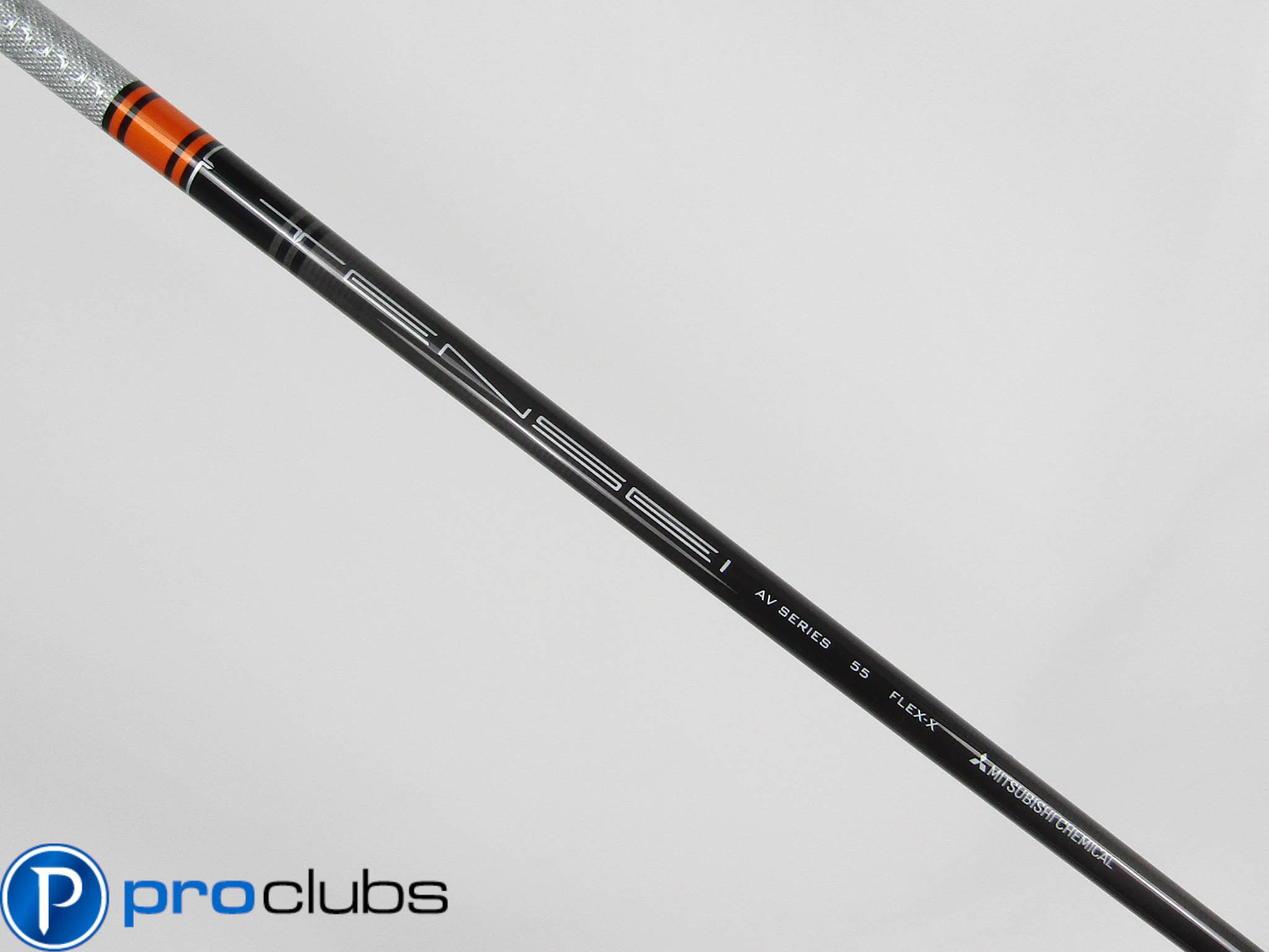 NEW TENSEI AV SERIES RAW ORANGE 55 X-FLEX DRIVER SHAFT .335 46